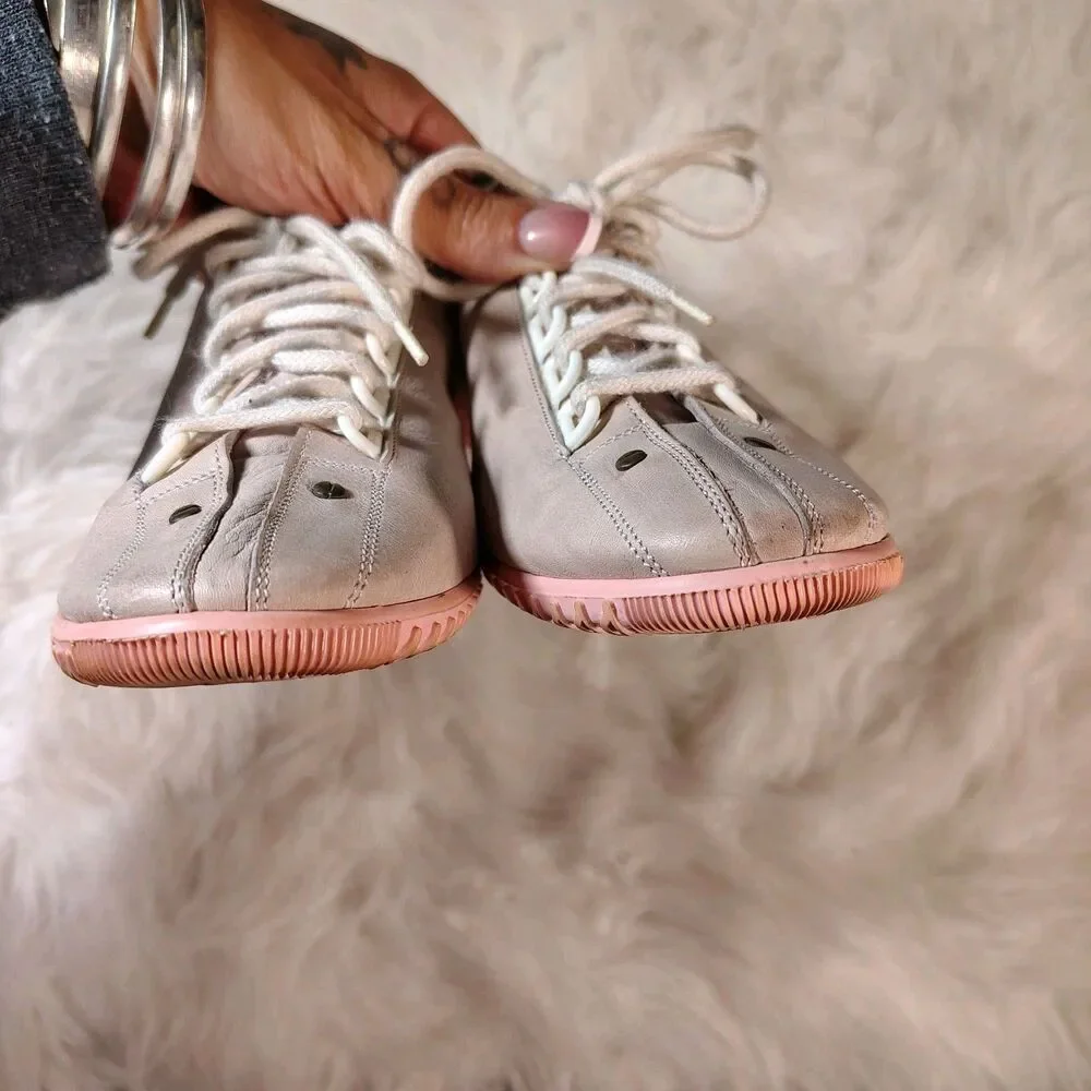 Sweats Bi Chego Calf Skin Leather Made In Italy Wmns Size 8 Shoes